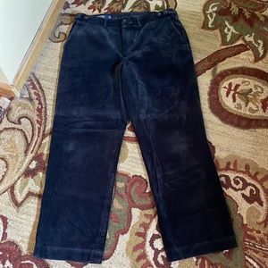 Vintage RALPH LAUREN Size 35”W x 30”L  
Wide Corduroy Pant Cotton Adjust Waist